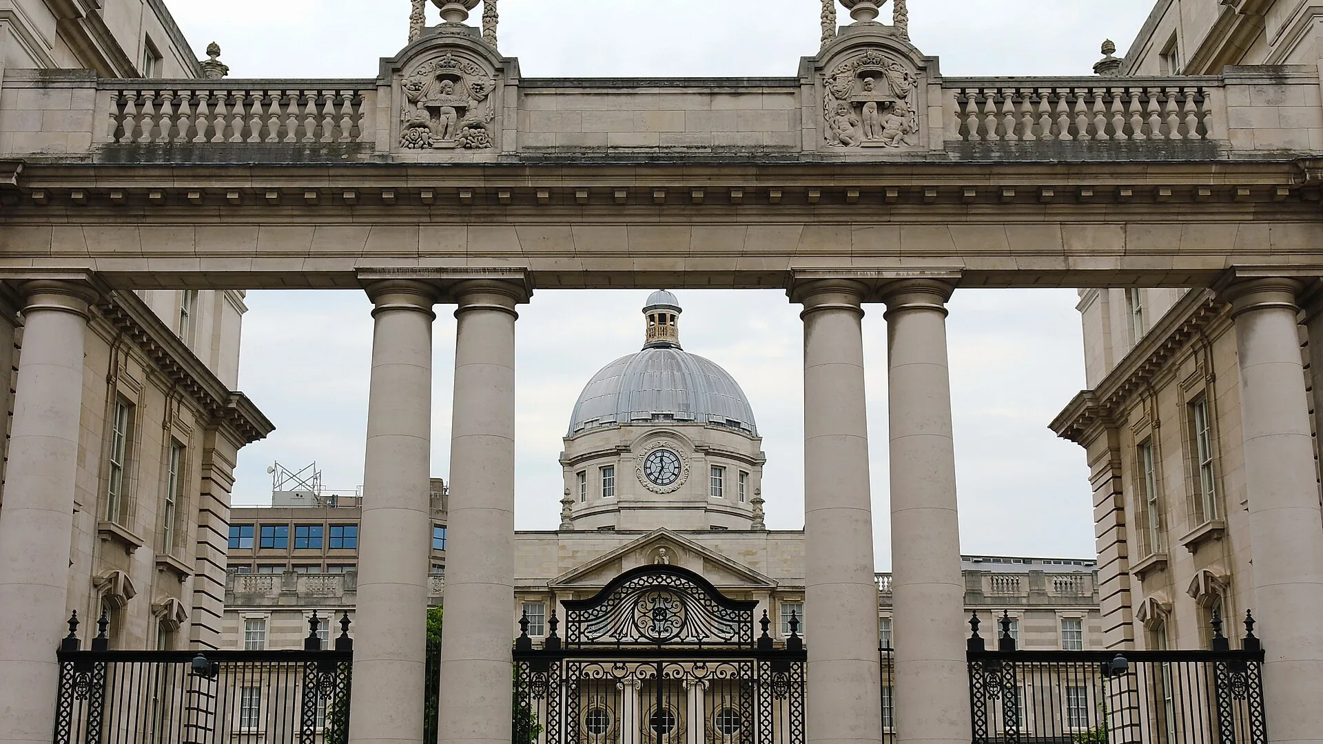 Government Buildings on Merrion Street, Dublin, where HSE reimbursement decisions are signed off