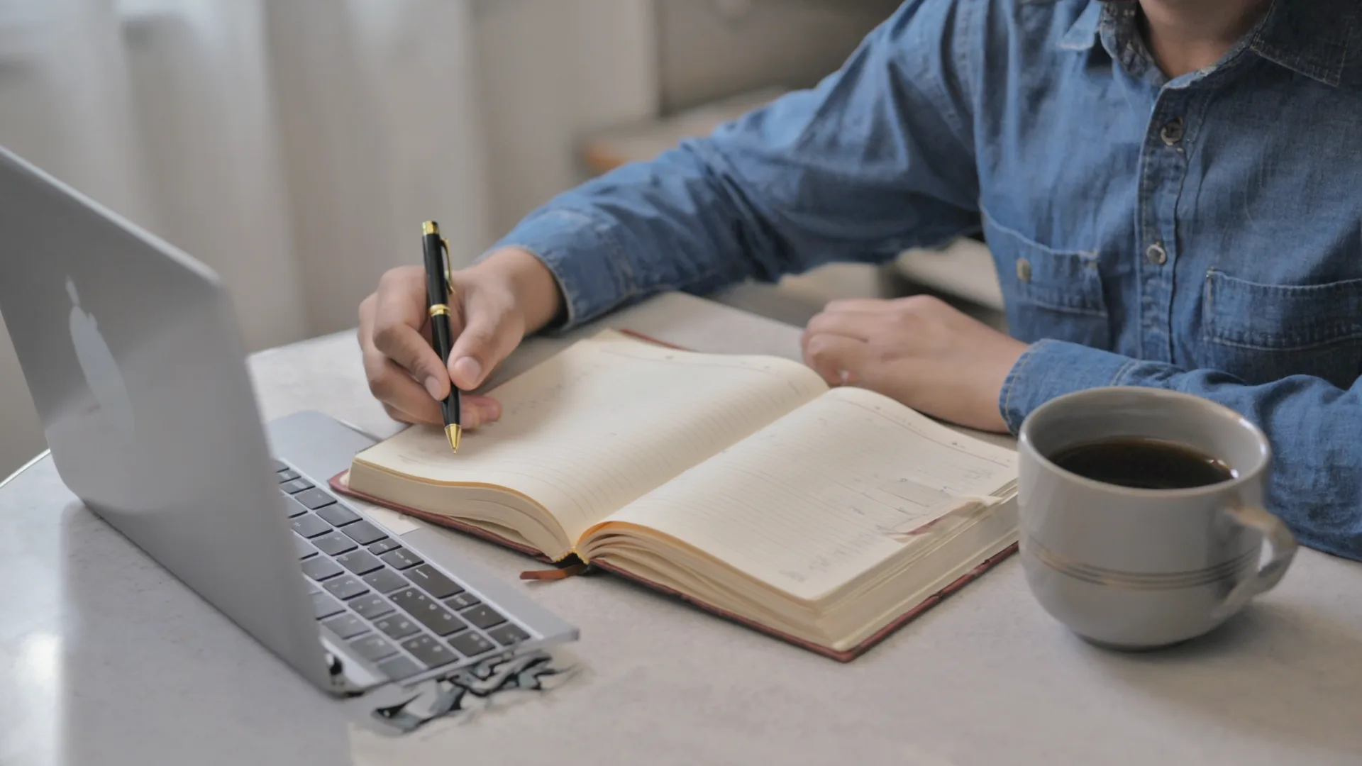 The real comparison happens at your kitchen table, not the shelf edge Person at a kitchen table comparing options in a notebook, pages unreadable